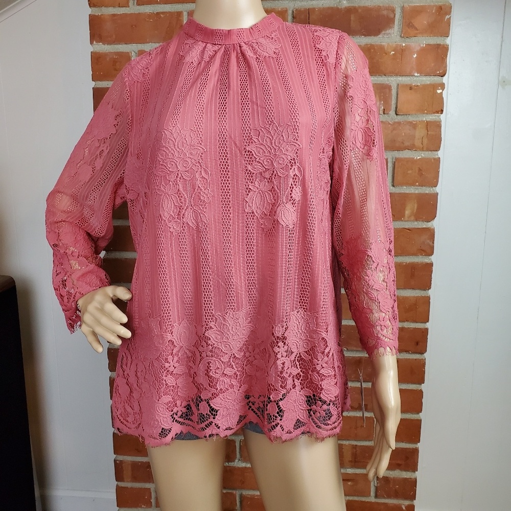 Miss Chievous Juniors' Lace Tunic - XL